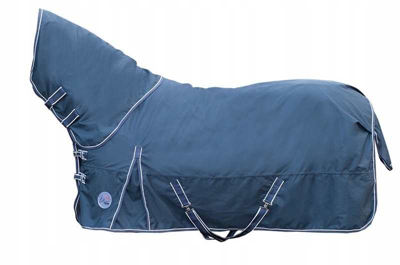 Derka padokowa -Starter- 100g odpinany kaptur navy 135cm.