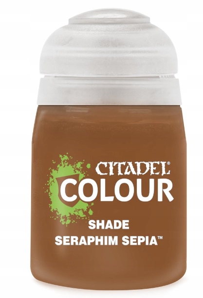 Shade Citadel : SERAPHIM SEPIA Paints (18ml) , Games Workshop