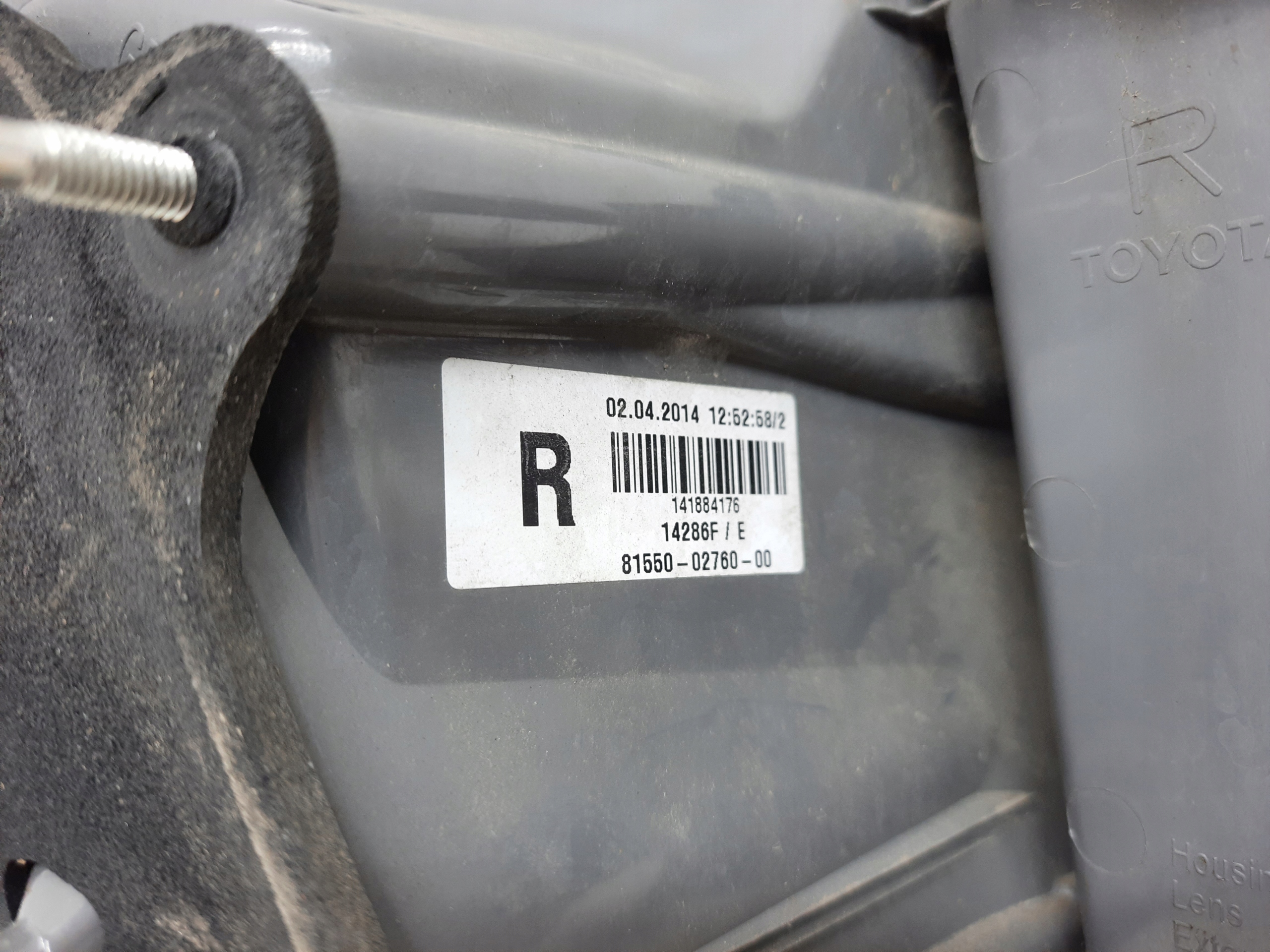 TOYOTA COROLLA E16 13-16 light right rear part original EUROPA