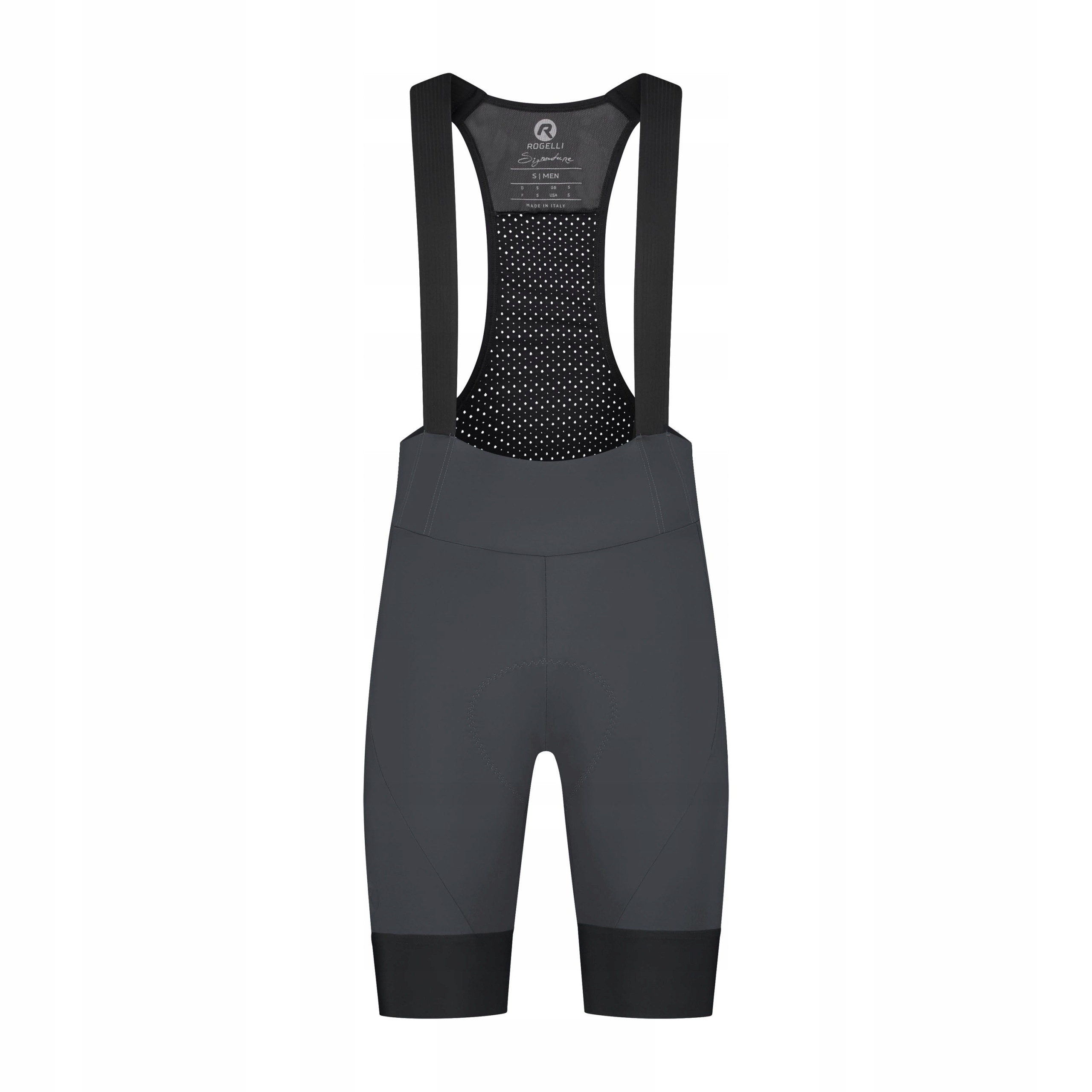 Rogelli Signature – pánské kraťasy s ramenními popruhy a vložkou