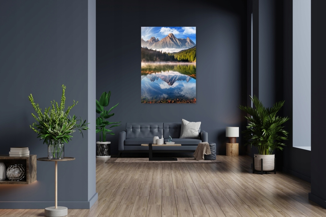 JEZIORO GÓRY plakat B2 50x70cm obraz #193 Rodzaj bez ramy