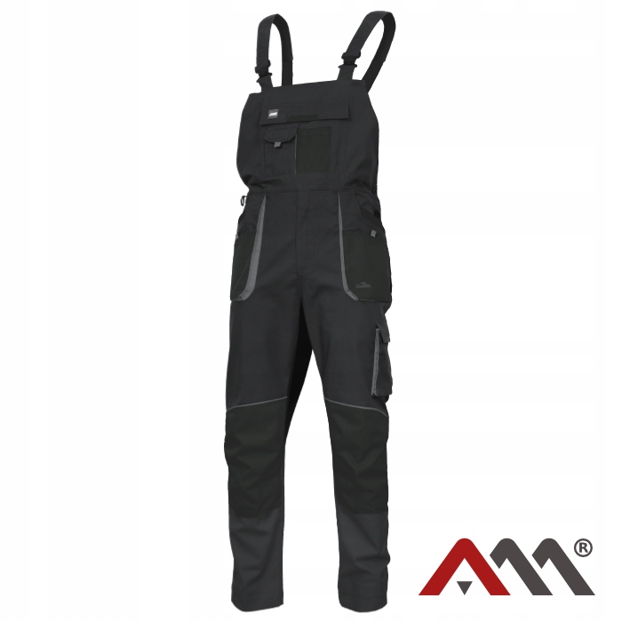 Art.mas Spodnie robocze ogrodniczki Classic 100 Slim r. 52