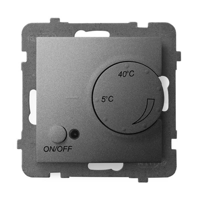 Ospel Aria sivá matná regulátor s nadzemným snímačom RTP-1UN/m/70