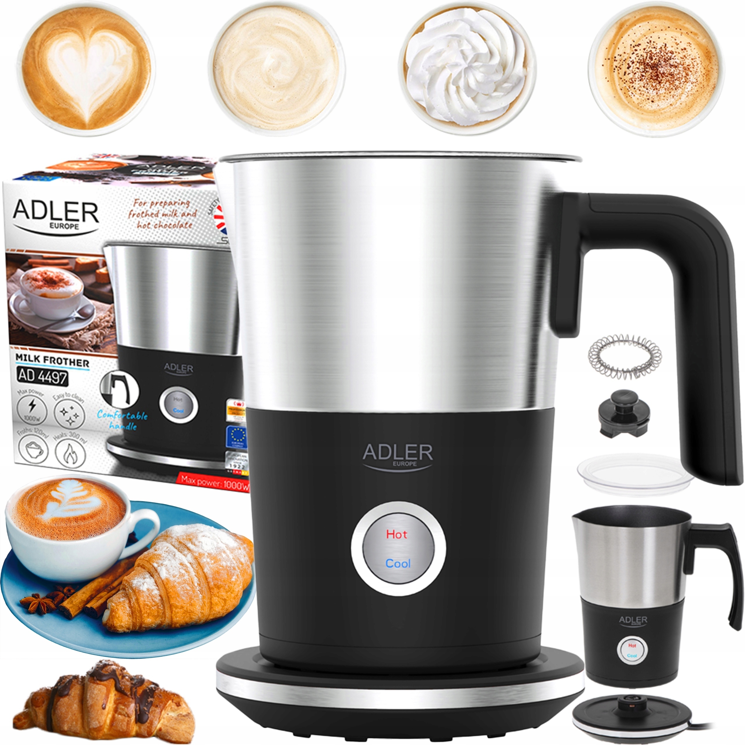 ELEKTRYCZNY SPIENIACZ DO MLEKA PODGRZEWACZ Kod producenta SPIENIACZ DO MLEKA ELEKTRYCZNY