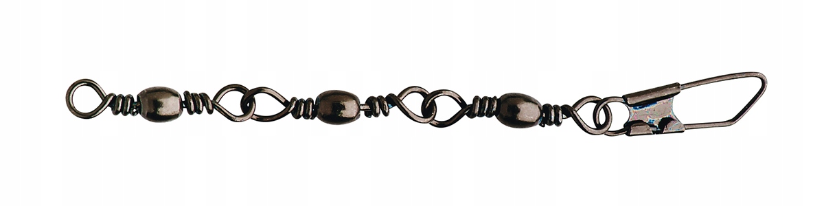 3-JOINTED Swivel With Safety Snap 14/7kg Spro x 10