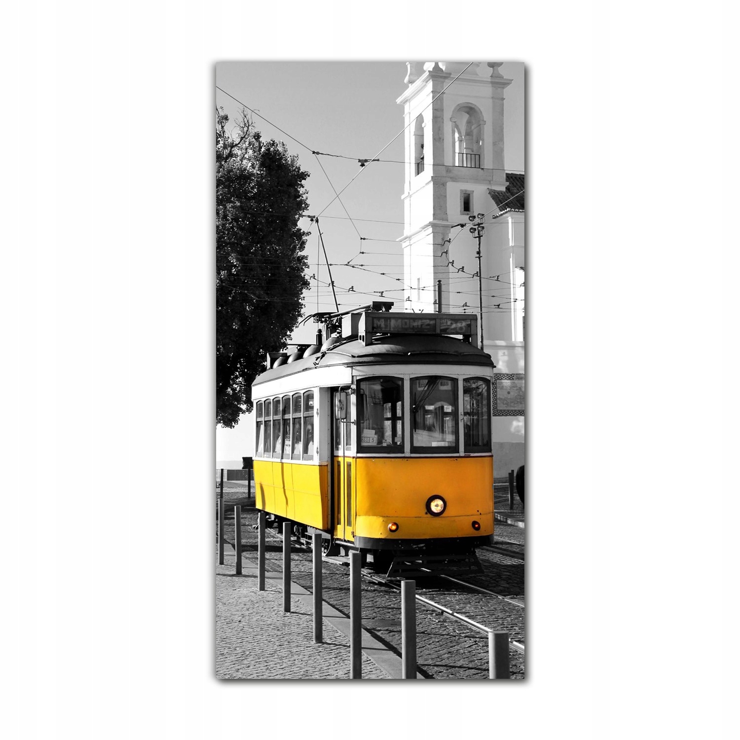 

Foto-obraz szklany do salonu 70x140 Miasto tramwaj