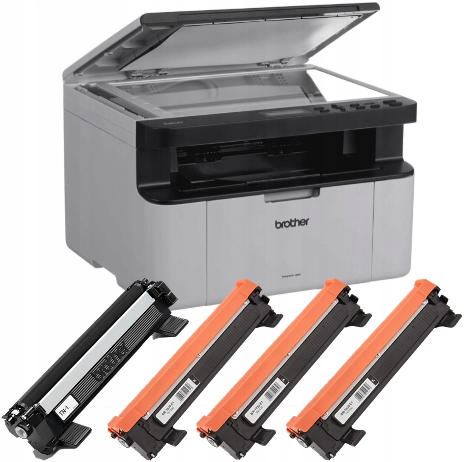 Urządzenie wielofunkcyjne laserowe Brother DCP-1510E 3 dodatkowe tonery
