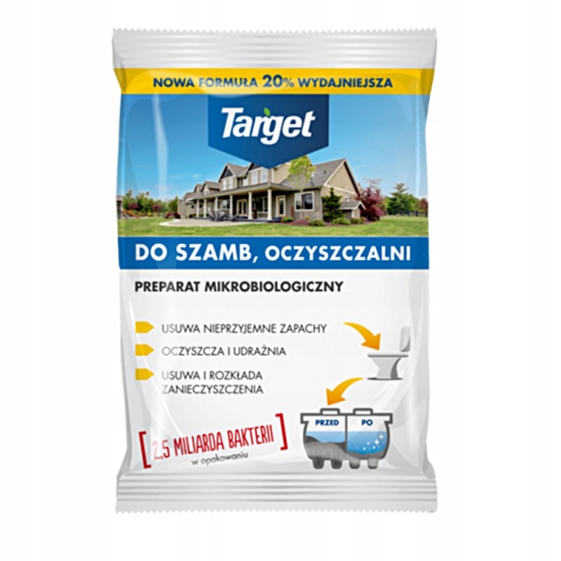 

Bakterie do Szamba Oczyszczalni Saszetka Target