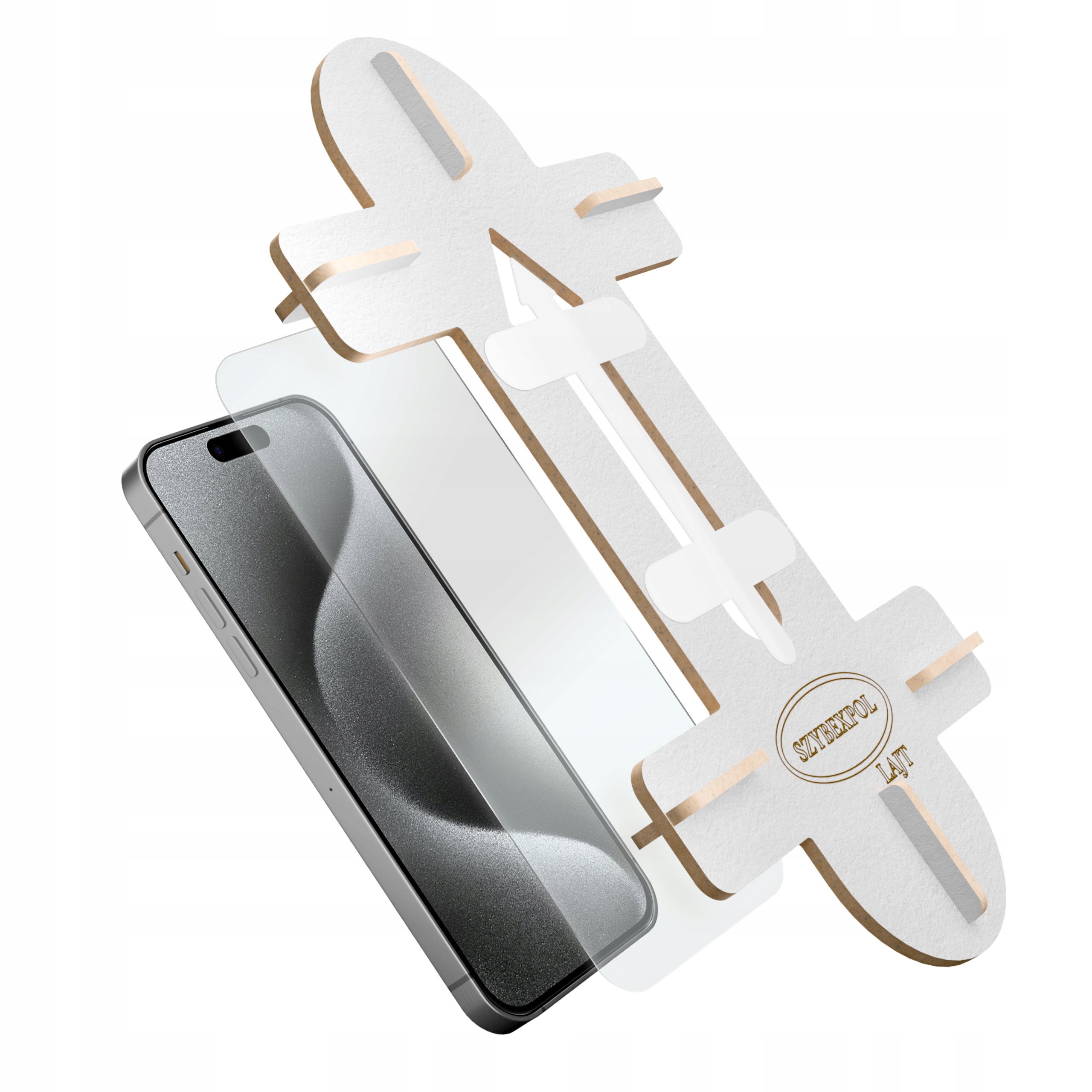 Antyodciskowa folia ochronna z aplikatorem do Apple iPhone 15 Pro Max