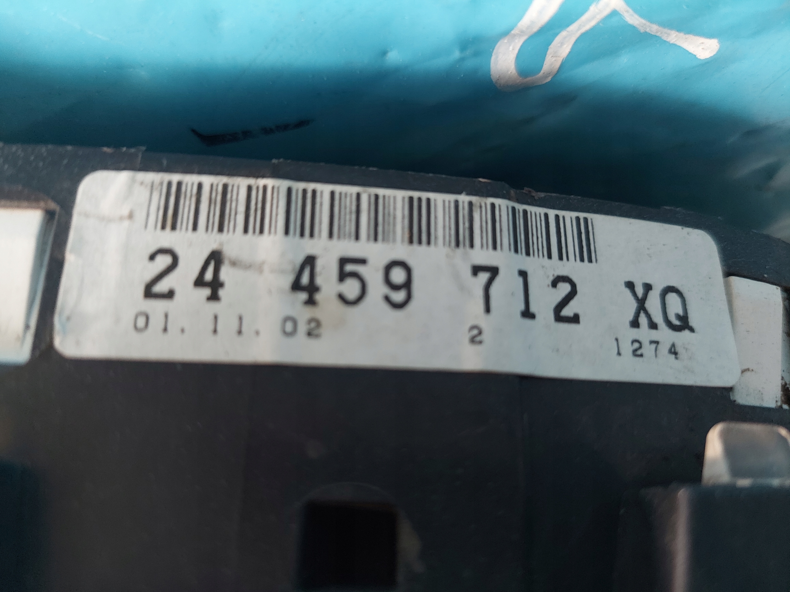 dials clock ASTRA G 2.2 16V 24459712XQ