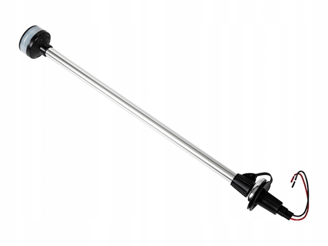 LAMPA NAWIGACYJNA 60CM BIAŁA/CZARNA DO ŁODZI