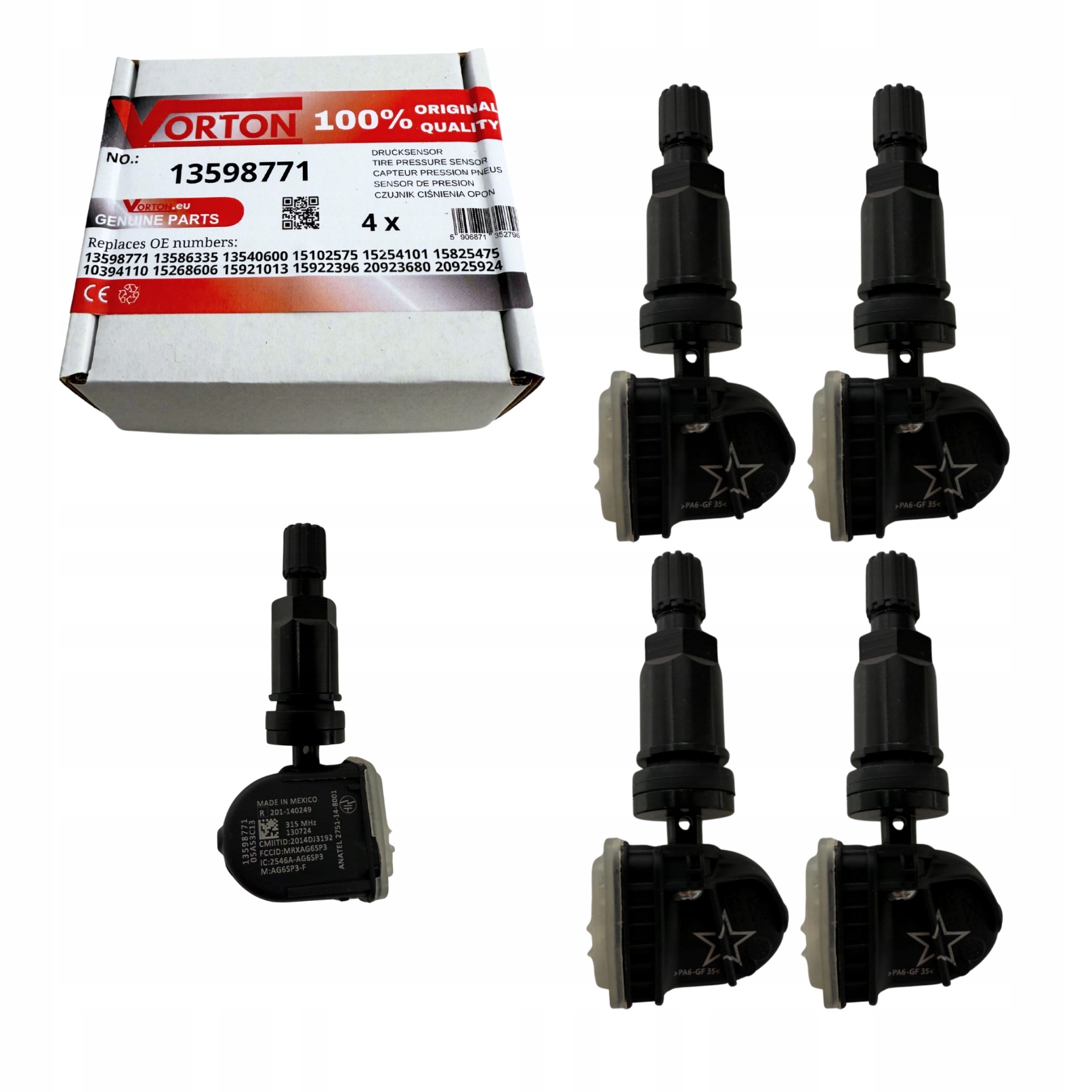 Snímače Tlaku Vzduchu Pre Kolesá Pneumatík Tpms Chevrolet Hummer Pontiac
