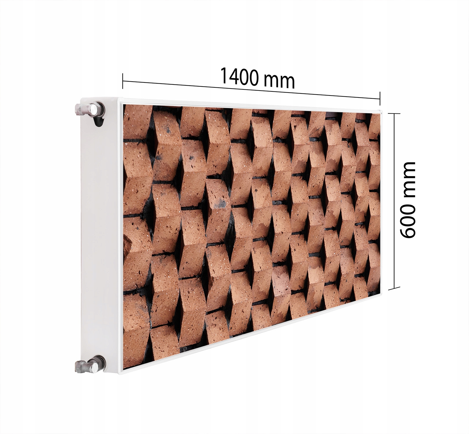 Magnetická Maskovačka Kaloryfer 140x60 Cihlová 3D Podložka Magnet