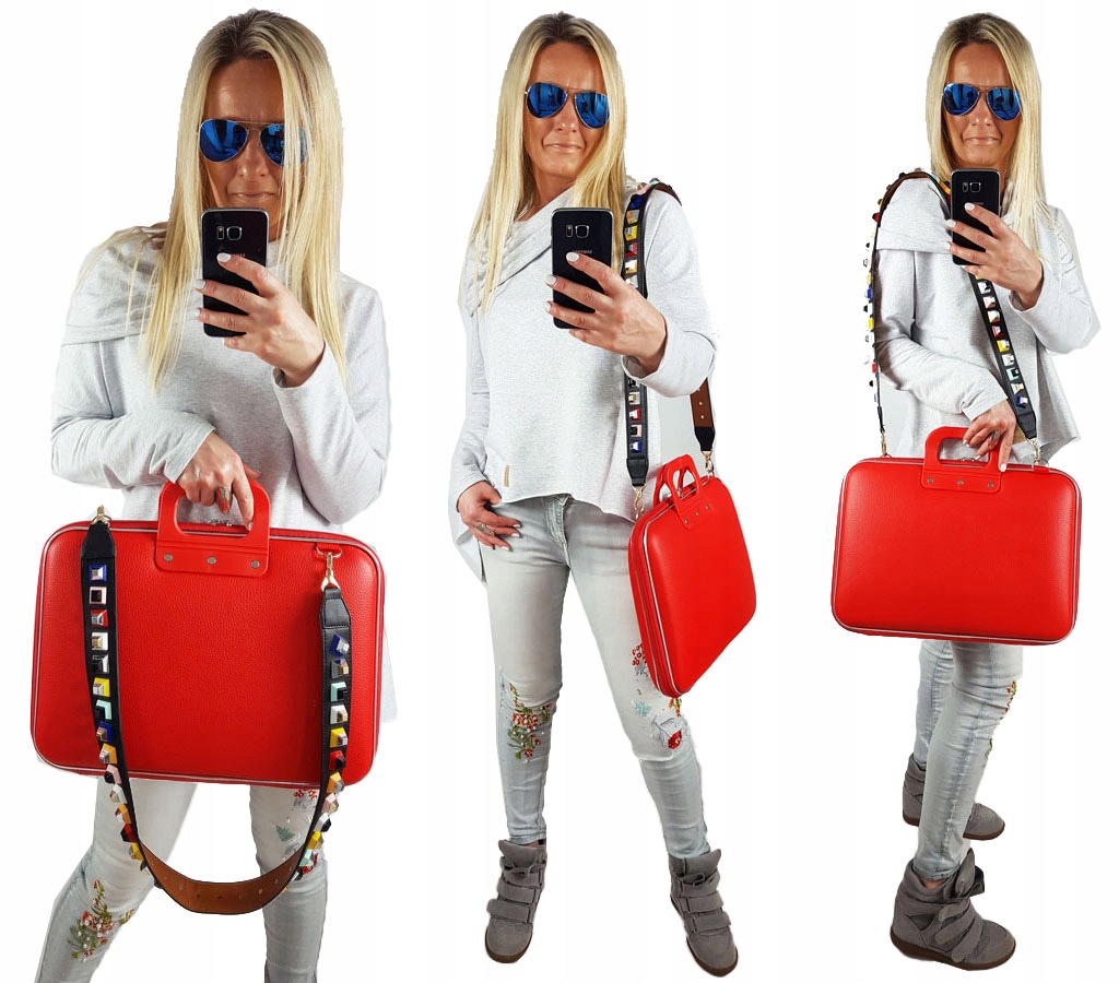 AKTÓWKA TORBA NA LAPTOPA PASEK 3D AZTECKI 13 14 15