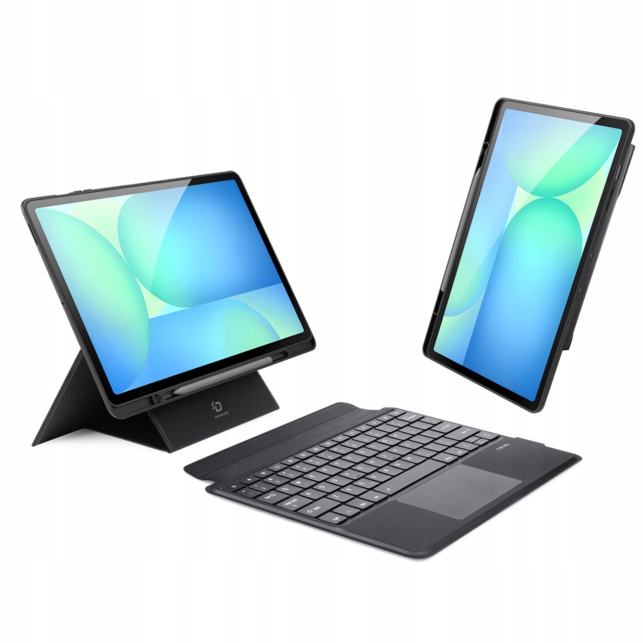 Etui z klawiaturą Dux Ducis na Samsung Tab S10 Fe+ black Dk series