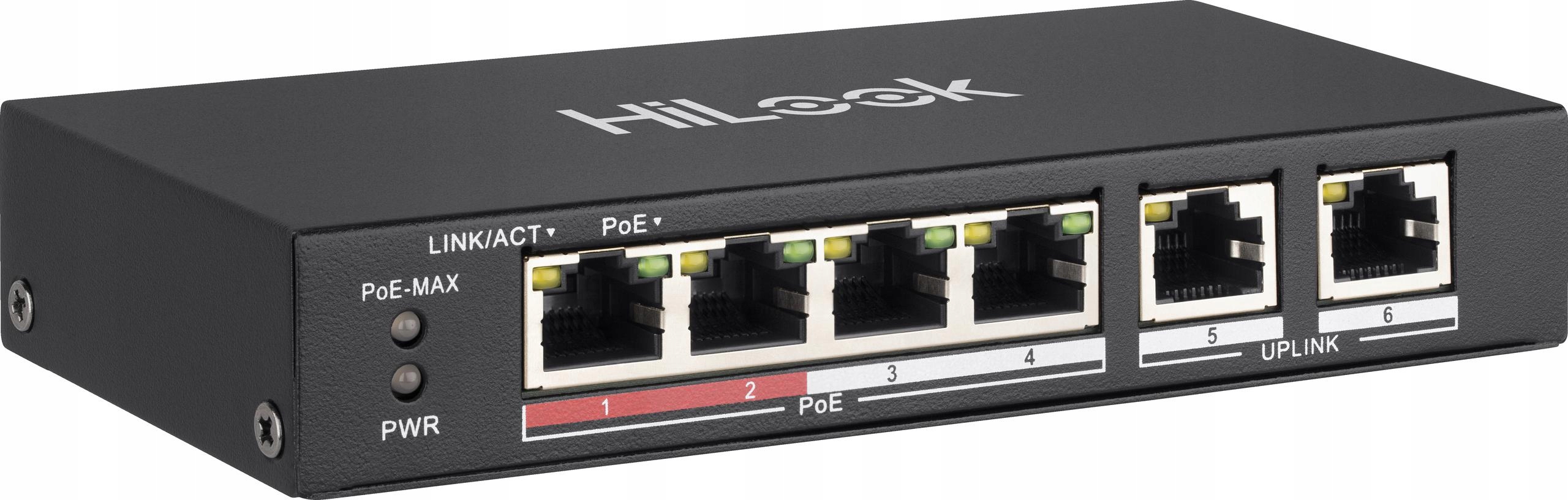 Switch od Hikvision SW-06-POE 6-PORTOVÝ