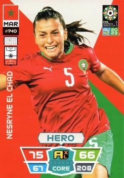 Women's World Cup 2023 140 Nesryne El Chad Panini Adrenalyn XL