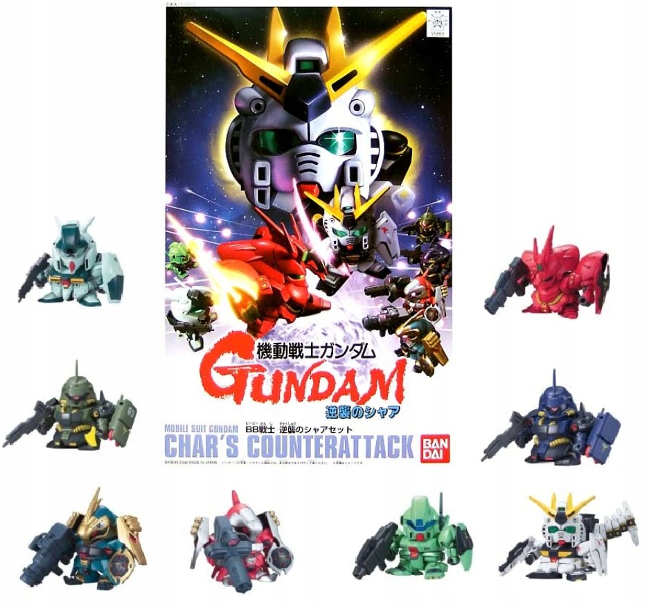 Gundam Bb Charův protiútok Model stavebnice