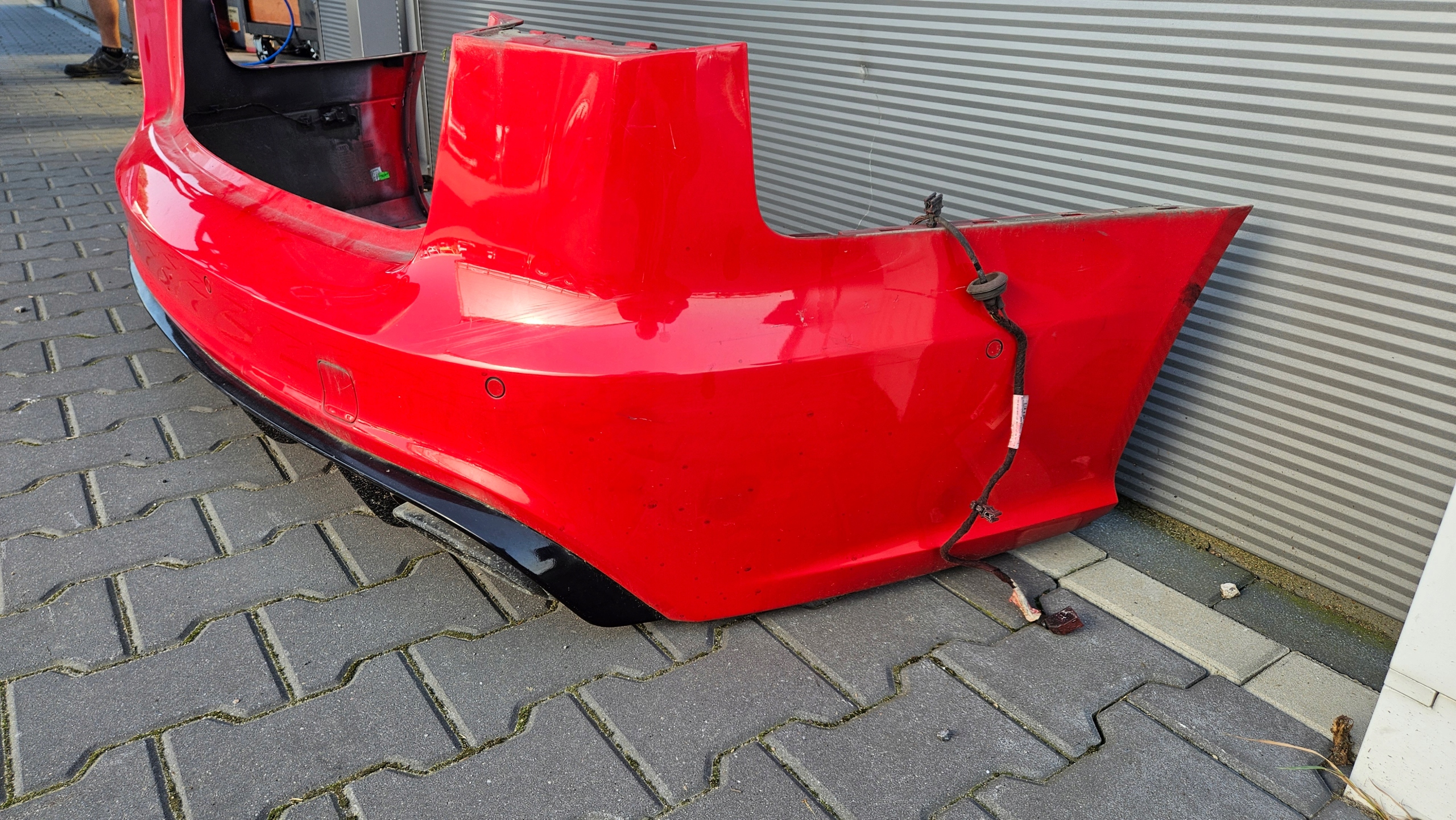 AUDI RS6 C7 4G bumper rear part 6xPDC LIFT LZ3M