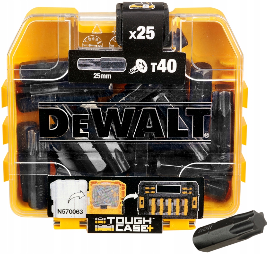 

Dewalt DT70559T Zestaw Bitów Bit T40 Torx 40 25szt