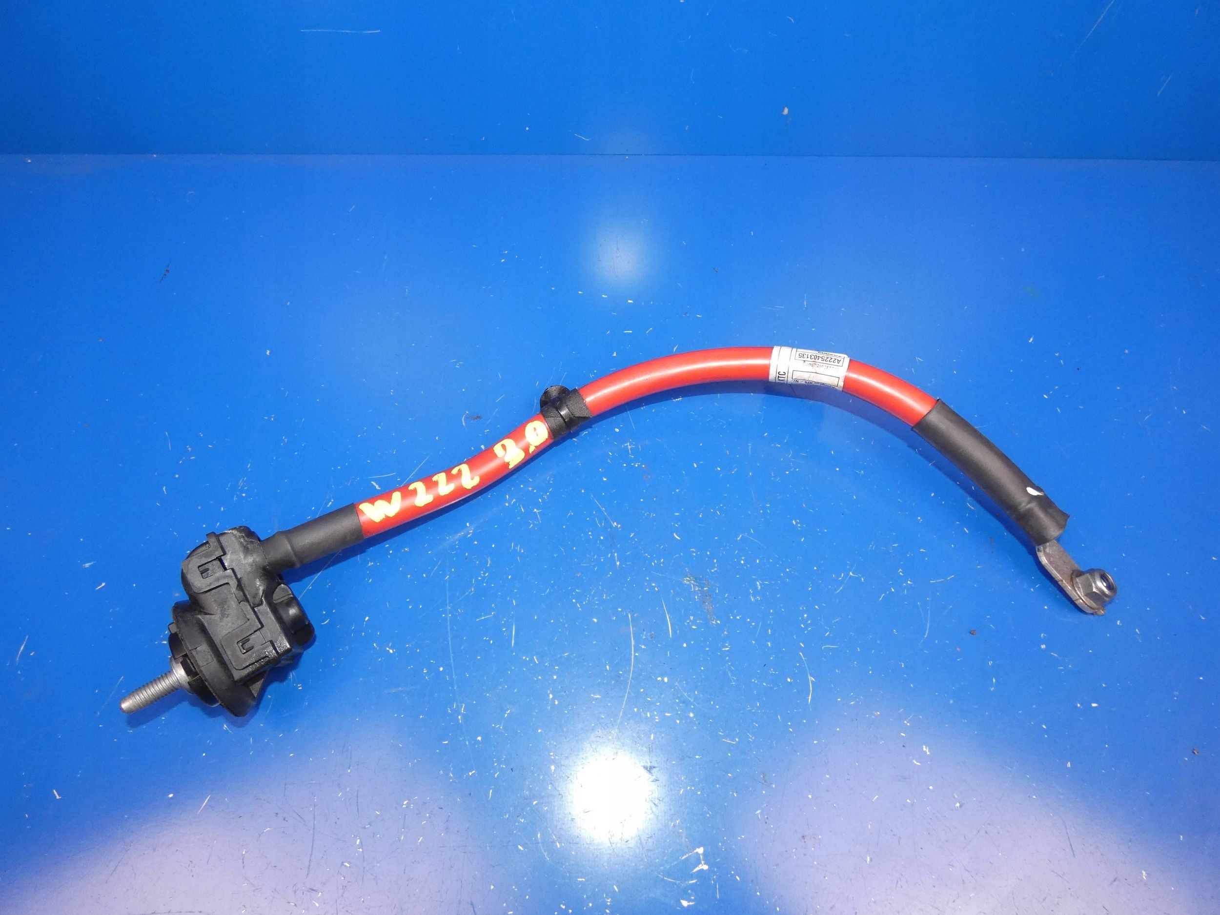 MERCEDES S KLASA W222 KABEL wiring terminal plus