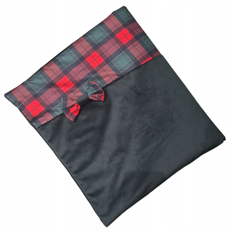 Levně Diamsil deka pro psa červená, zelená 82 cm x 72 cm