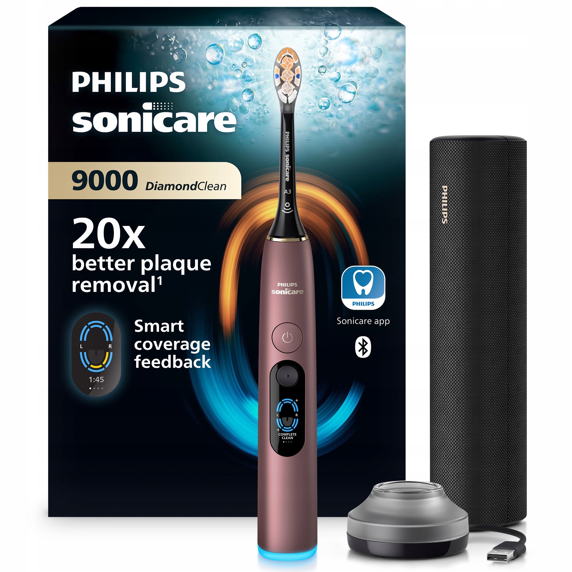 Szczoteczka soniczna elektryczna Philips DiamondClean 9000 HX9212/85