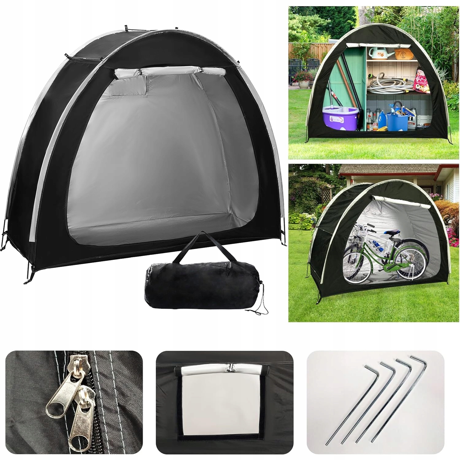 Namiot Na Rower Skuter Motor Plandeka Wodoodporna Zima/lato Etui