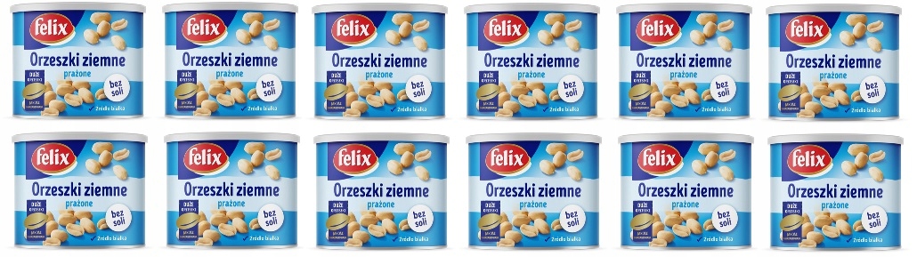 12 x 140 g Felix Arašídy pražené bez soli Karton