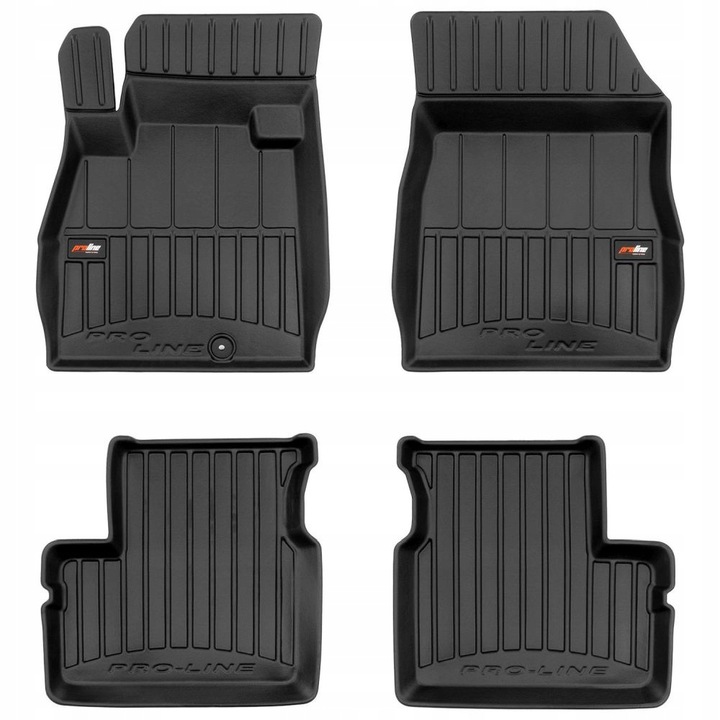 Gumové koberce Nissan Micra K13 2010-2016 s okrajem 3D