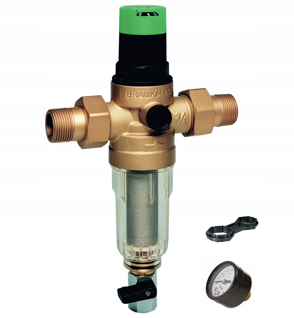 Redukce s filtrem 1" manometr Honeywell Resideo FK06 1 palce