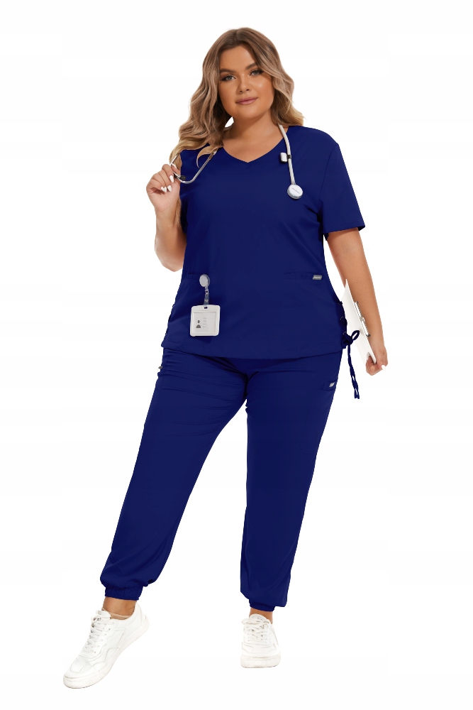 Komplet Medyczny Damski Scrub Uniform Model Treat Kolor Navy Blue Rozm. XL
