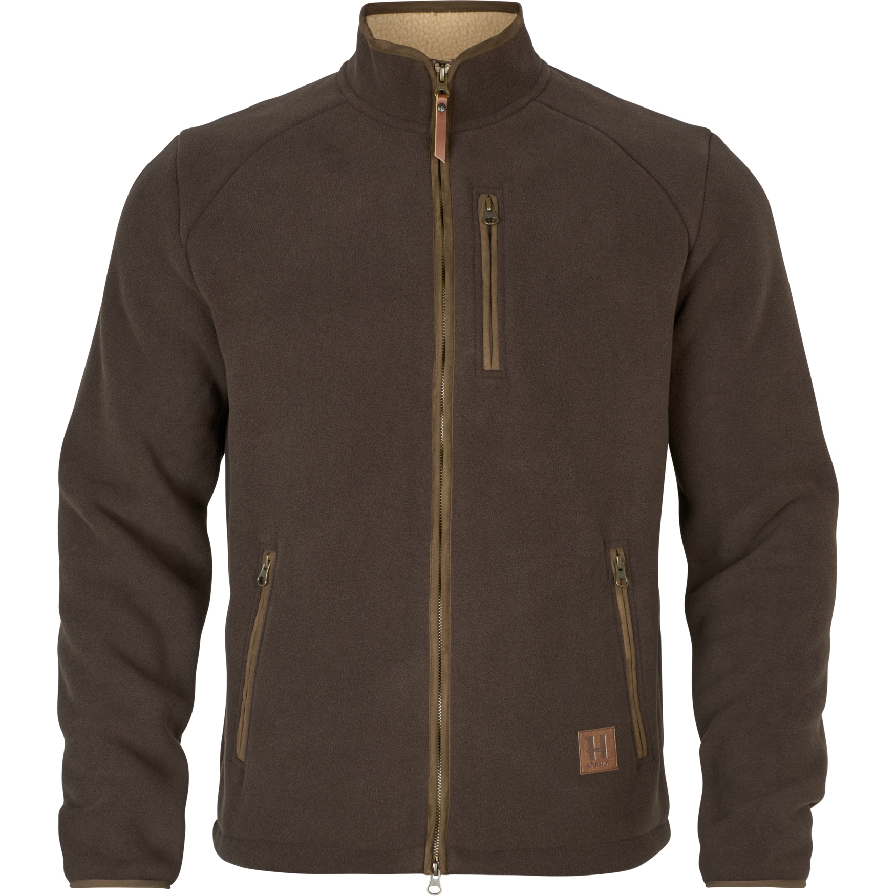 Myśliwska bluza polarowa Harkila Sandhem Sherpa 10525 Demitasse brown M
