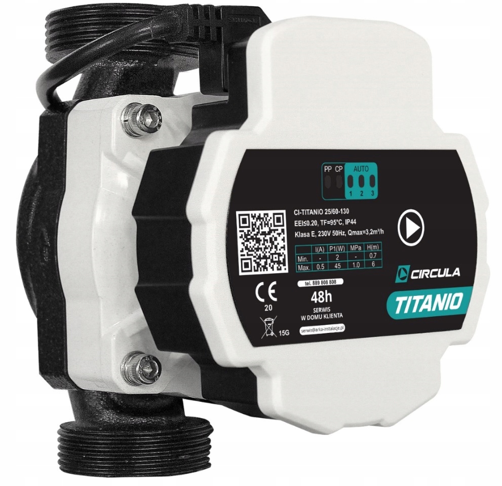 Oběhové čerpadlo Circula Ci-titanio 25/60-130 230 V
