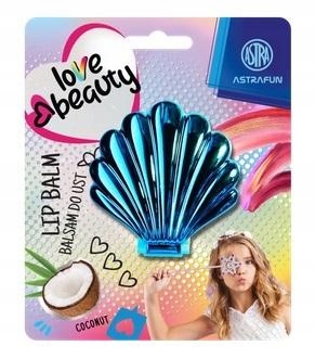 Dárek pro Malou Stylistku Sada Krásy Balzám na rty Shell XL kokos