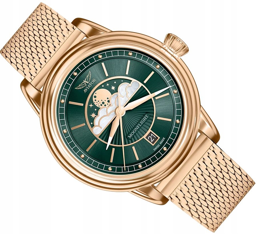 Švýcarské Dámské Hodinky Aviator Douglas Premium