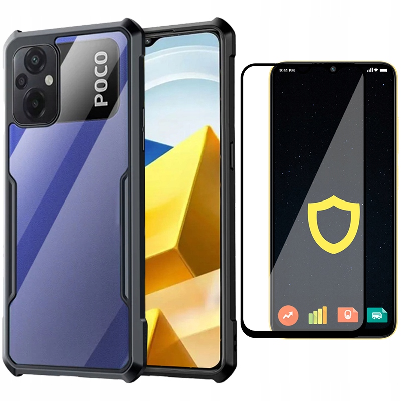 

Etui Pancerne Spacecase Beetle Do Poco M5 Szkło