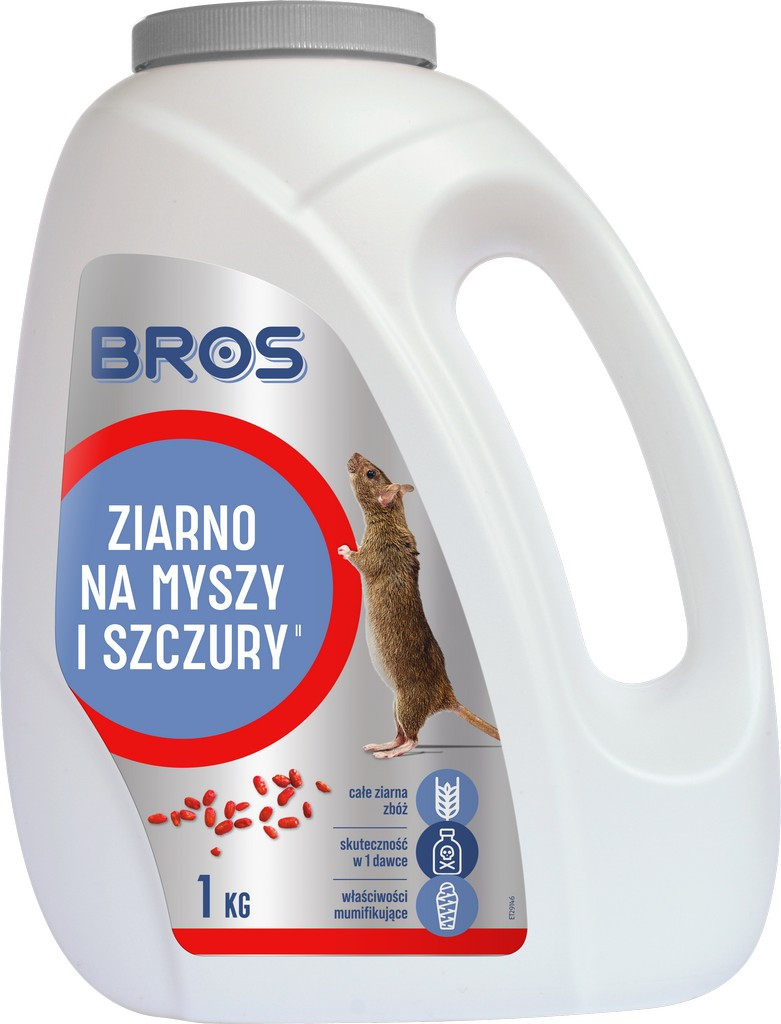

Trucizna, trutka Bros przeciwko myszom i szczurom