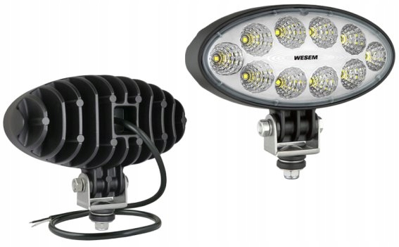 LAMPA ROBOCZA LED 12 24V OWALNA 4000LM