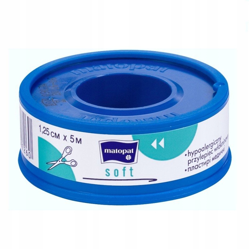 

Przylepiec włókninowy Soft 1,25 cm x 5 m