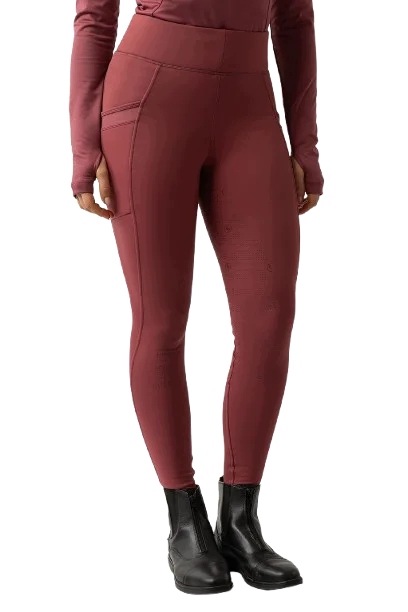 Legginsy jeździeckie damskie Br Lelie 26AW czerwone 38