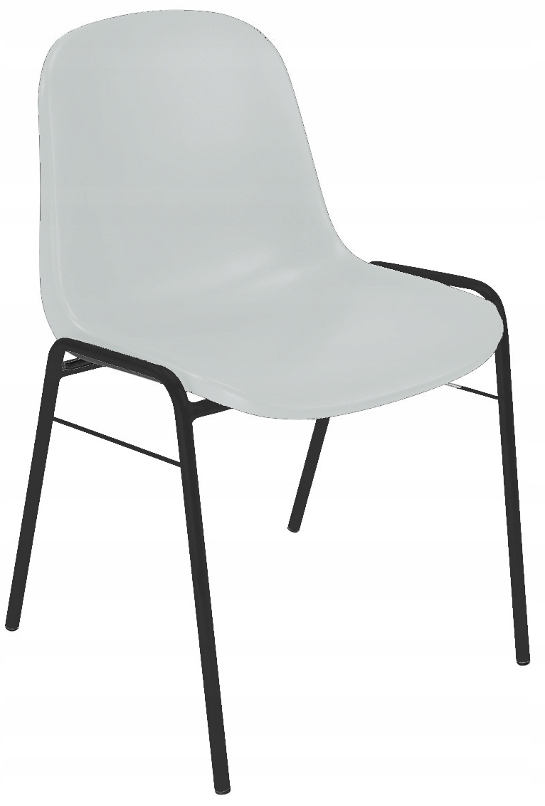 KRZESŁO DO POCZEKALNI PLASTIKOWE BETA-BL J. SZARE