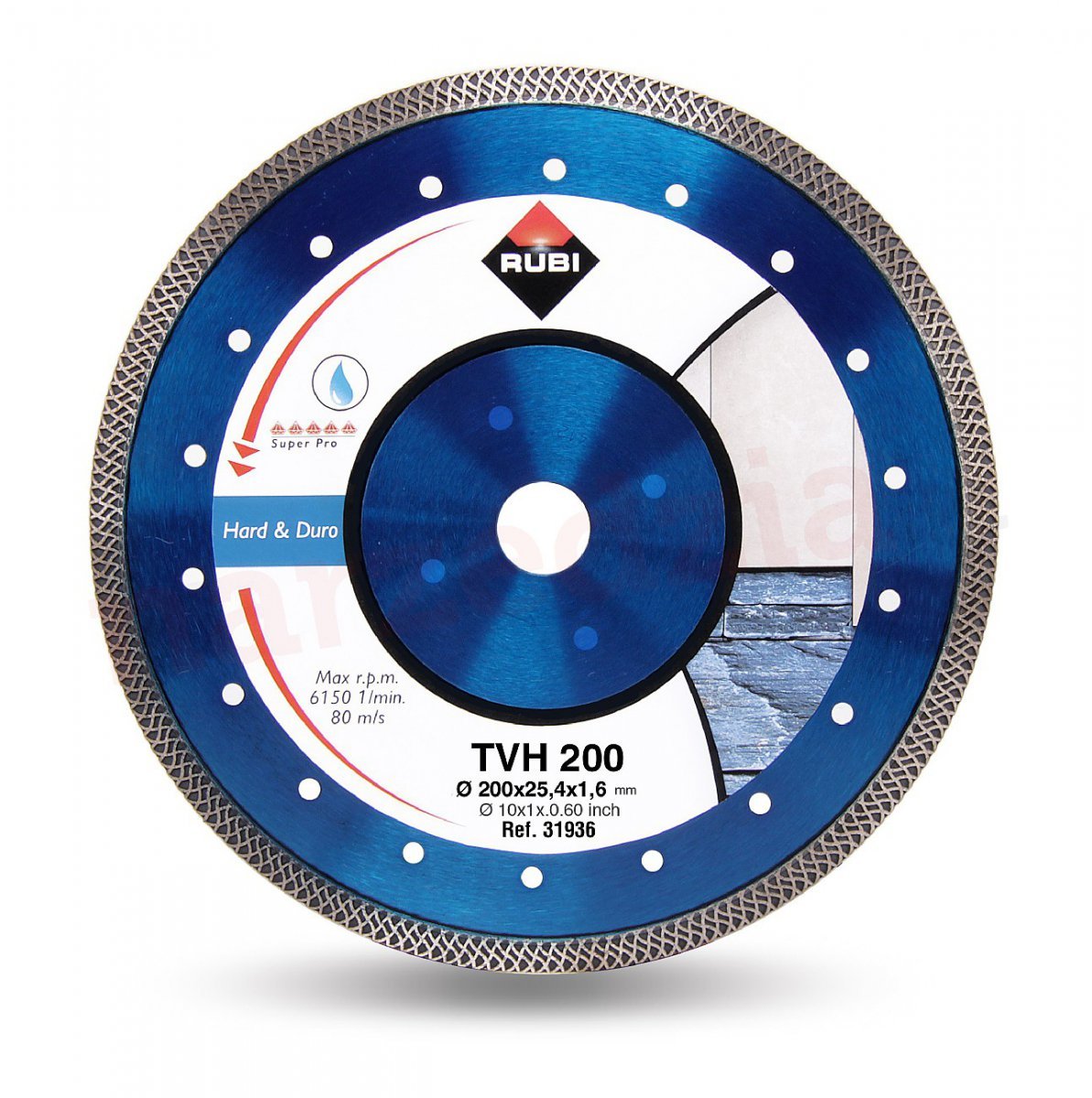 

Rubi Tvh 200 Superpro Tarcza Diamentowa Tw. Gres
