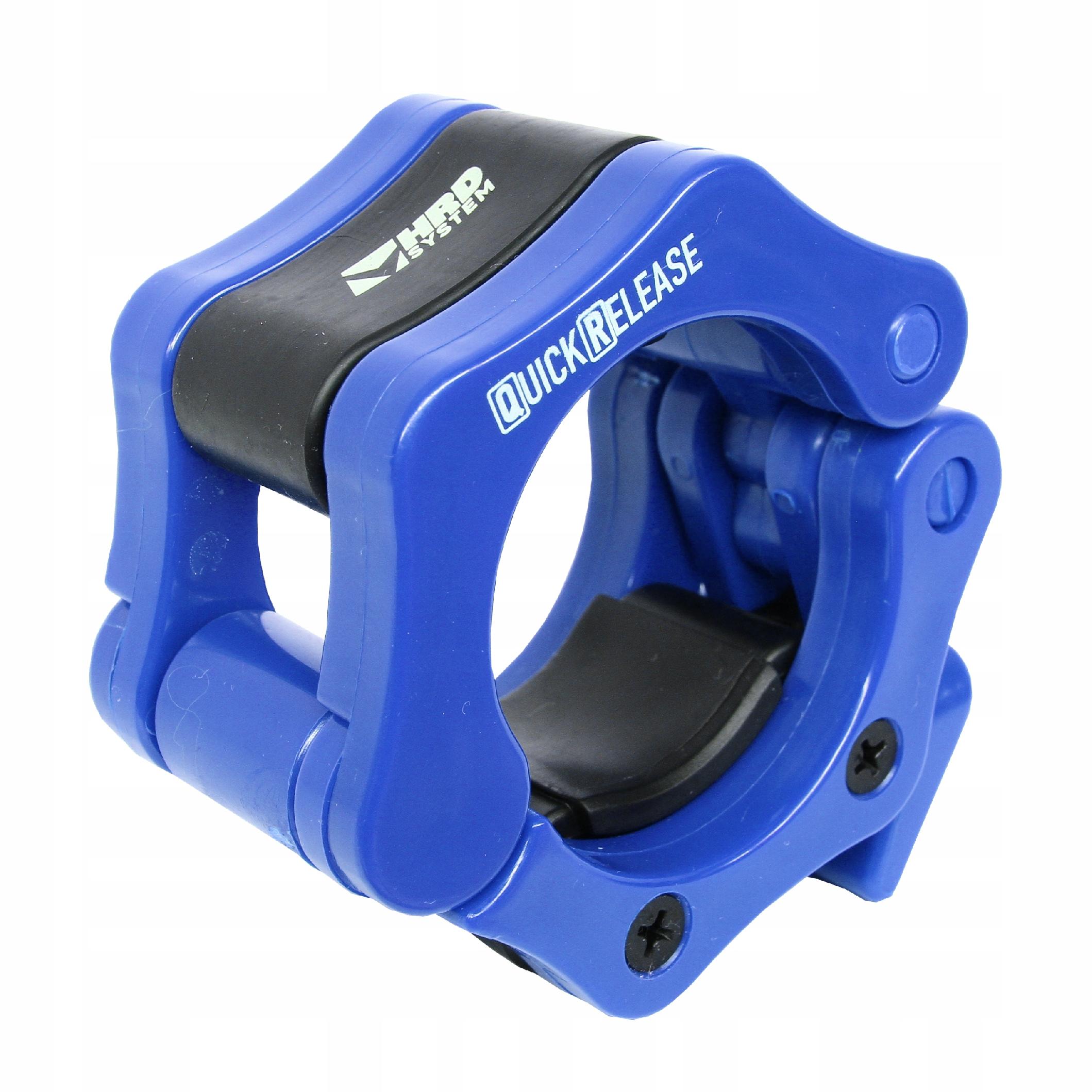 HRD SYSTEM ZACISKI NA GRYF OLIMPIJSKI 50MM SZTANGĘ HG 2 SZT. NIEBIESKIE Marka Beltor