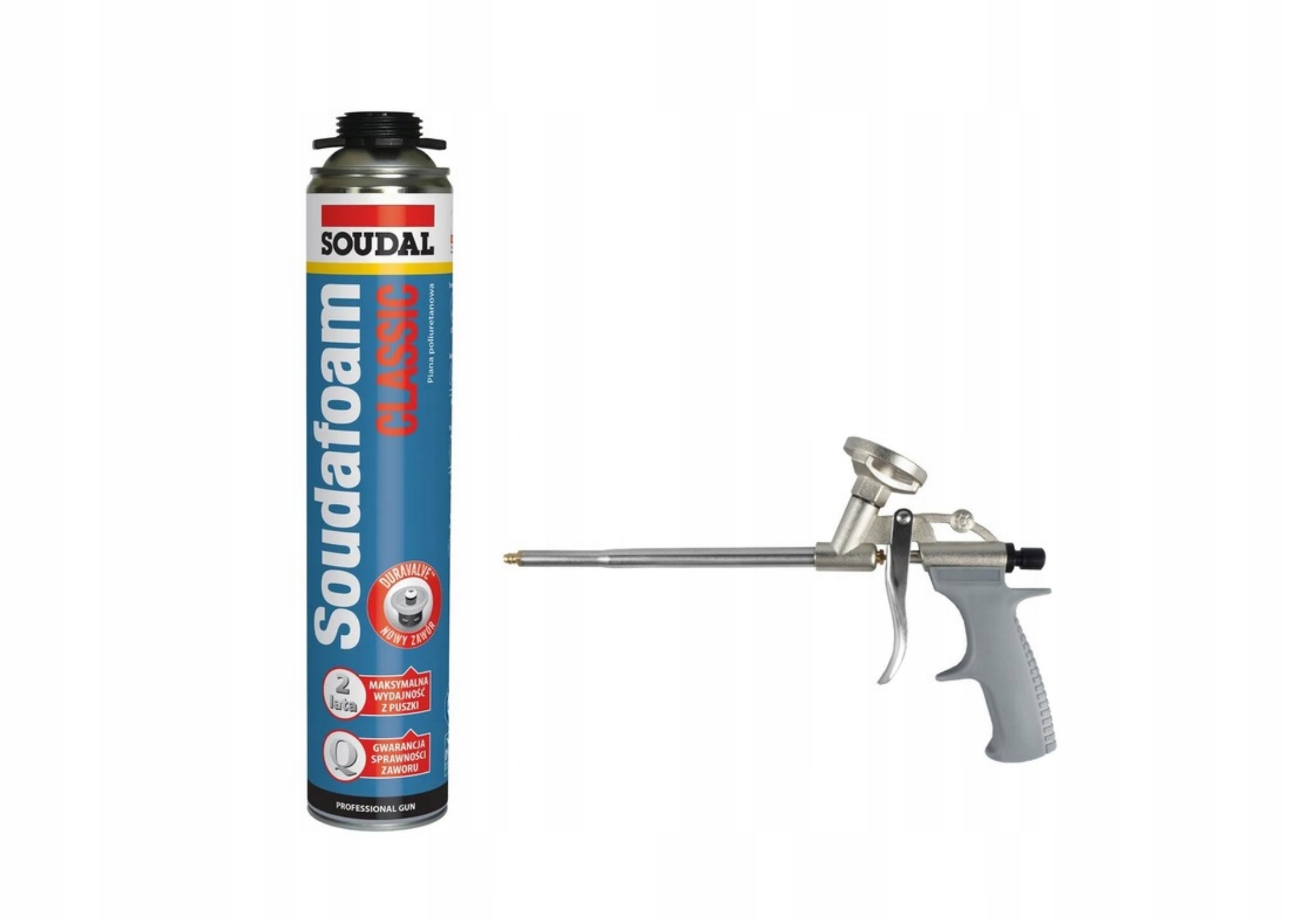 Soudal Pistolová pěna Soudafoam Classic 750 ml 114091 pistole na pěnu
