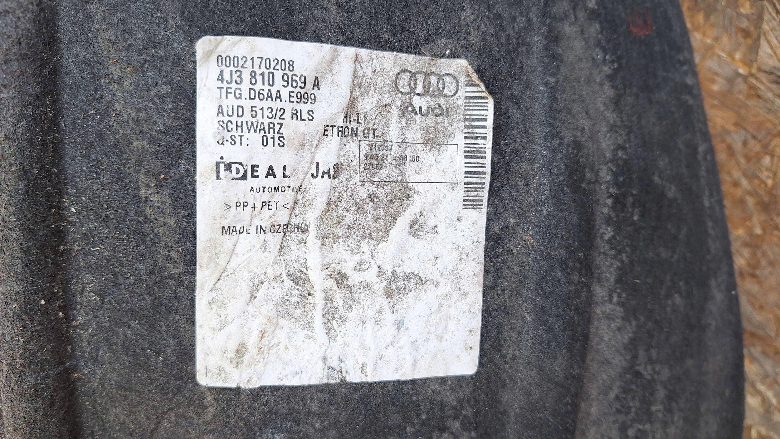 Radschale links heck 4J3810969A AUDI E-TRON GT