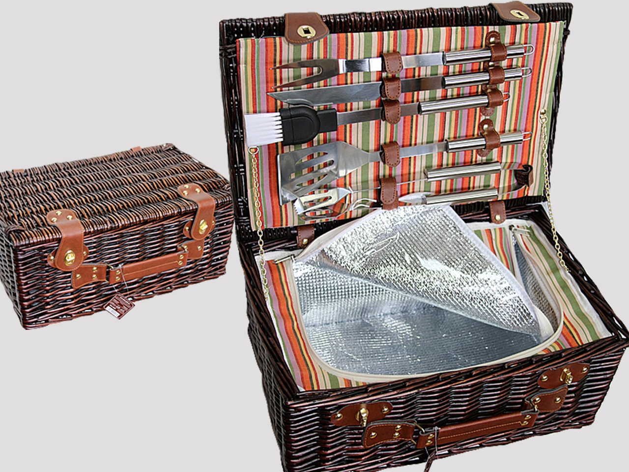 Retro termický piknikový koš na grilování