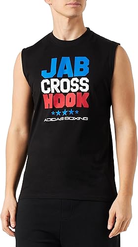 Koszulka bokserska ADIDAS BOXING JAB CROSS HOOK S