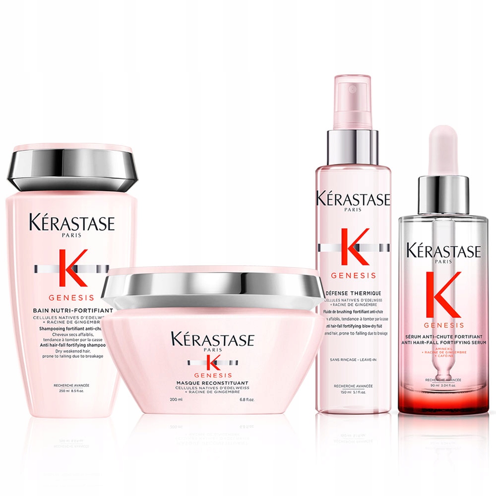 Genesis Riche: szampon + maska + serum + mleczko – zestaw