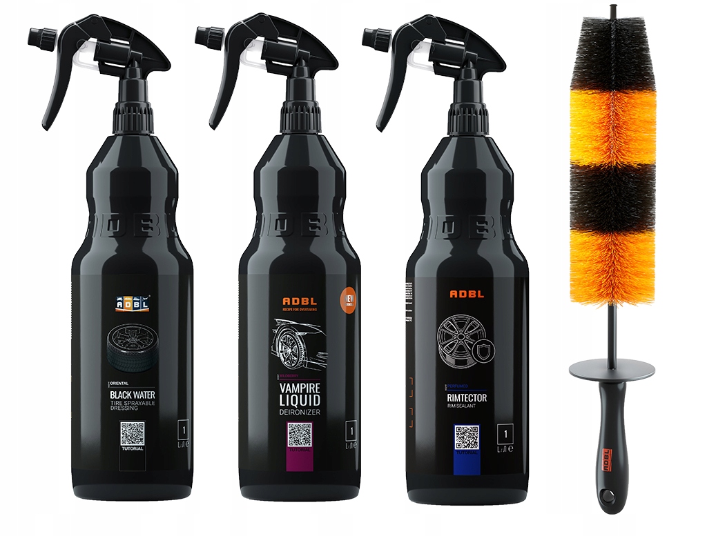 ADBL ZESTAW VAMPIRE LIQUID + Rimtector + BLACK WATER 1L +WHEEL DAGGER